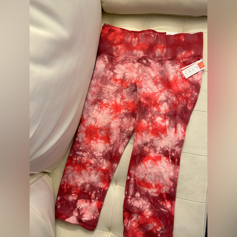 Coral Yoga Pants, size 18/20